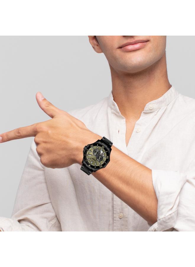 Quantum Men's Metal Analog Watch QMG1188.070 - 43.5 mm - Image 5